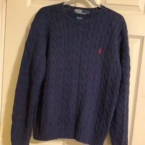Polo sweater 100%cotton